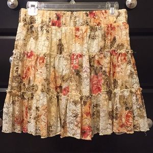Floral Lace Skirt